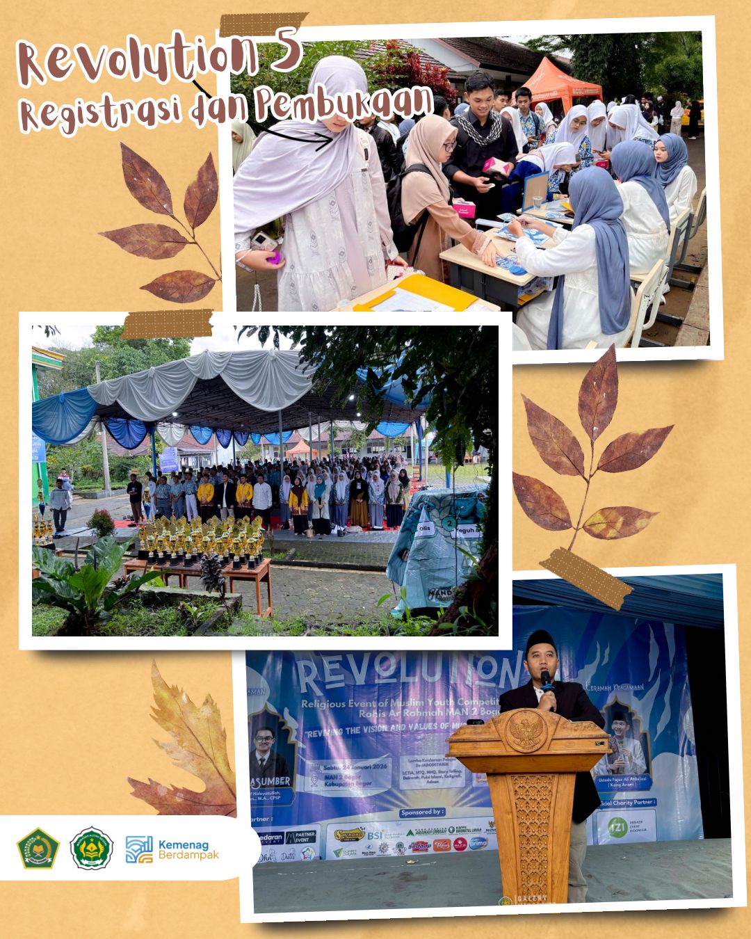 MAN 2 Bogor Laksanakan Revolution 5, Dibuka Langsung oleh Kepala Tata Usaha