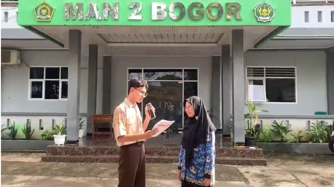 Aktif dan Kreatif, Siswa MAN 2 Bogor Praktik Wawancara Menggunakan Bahasa Inggris