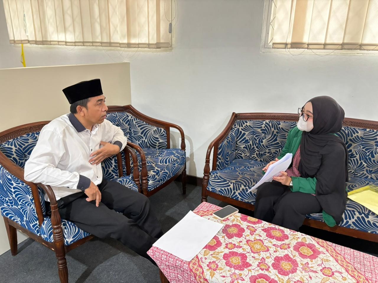 Mahasiswa IUQI (Institut Unmul Quro Al Islami) Lakukan Penelitian untuk Penyusunan Skripsi di MAN 2 