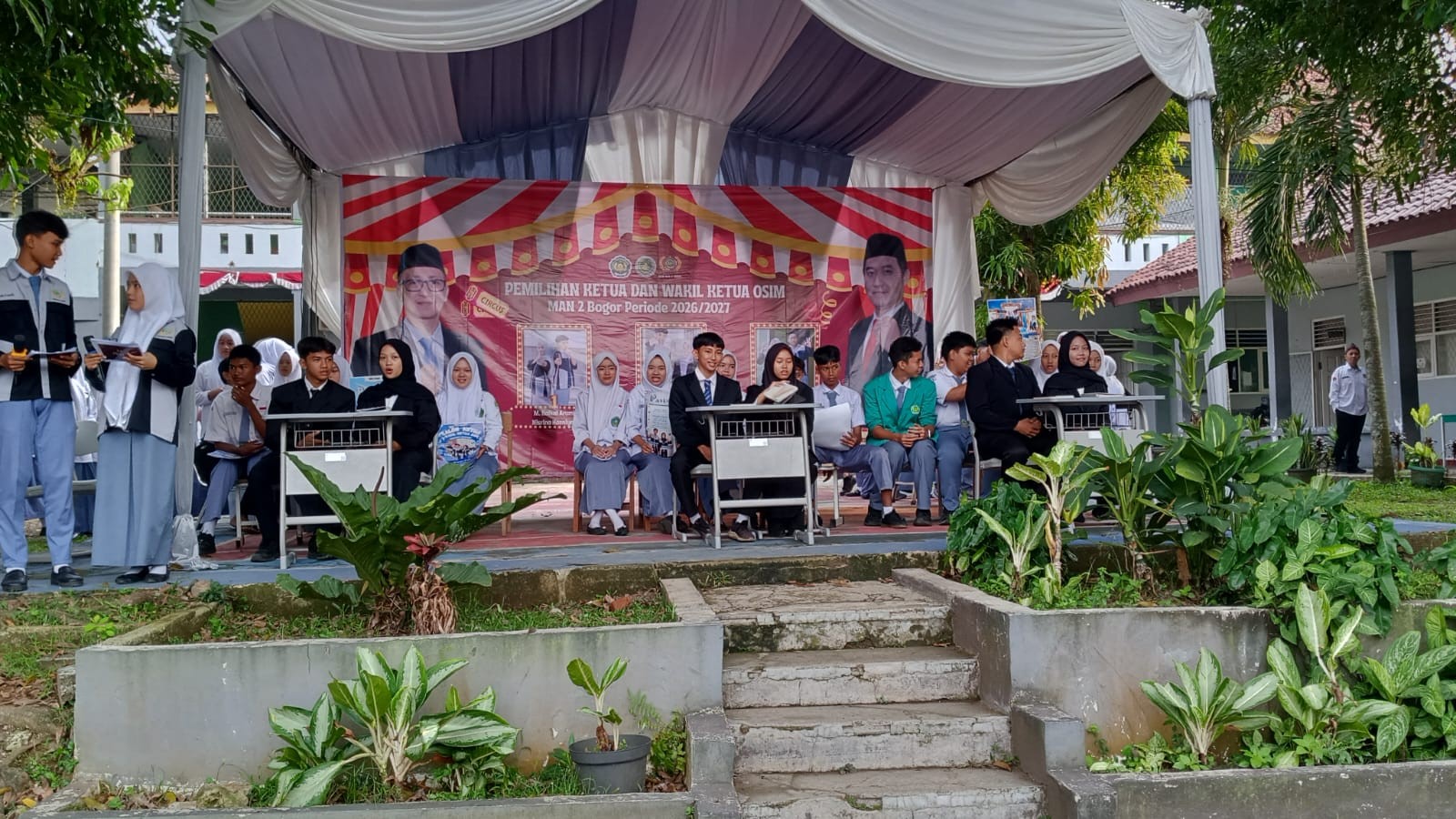 Sambutan Waka Kesiswaan Buka Parade Pemilihan Ketua OSIS MAN 2 Bogor