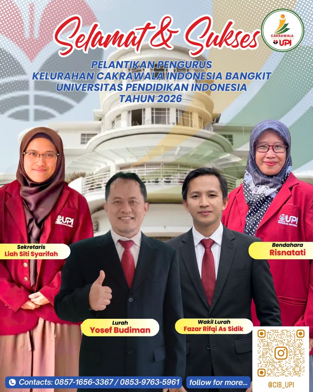 Pelantikan Pengurus Kelurahan Cakrawala Indonesia Bangkit di Universitas Pendidikan Indonesia 2026