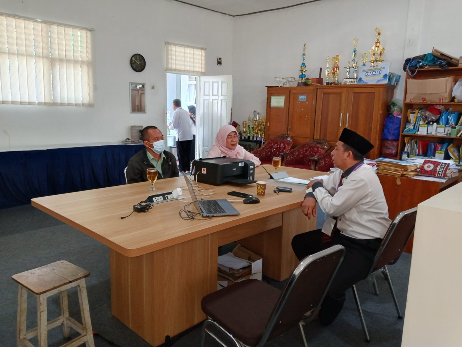 Koordinasi Cek Kesehatan Gratis Puskesmas Leuwisadeng untuk MAN 2 Bogor