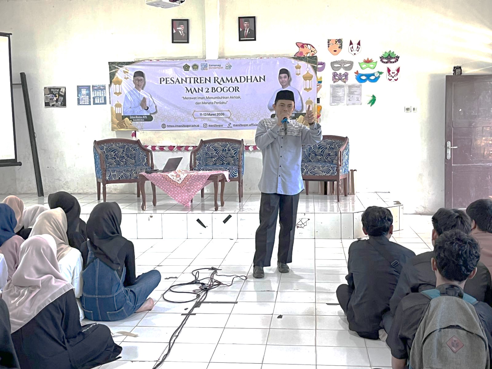 Pelaksanaan Pesantren Ramadhan Hari Ke-2 dibuka oleh Waka Kesiswaan