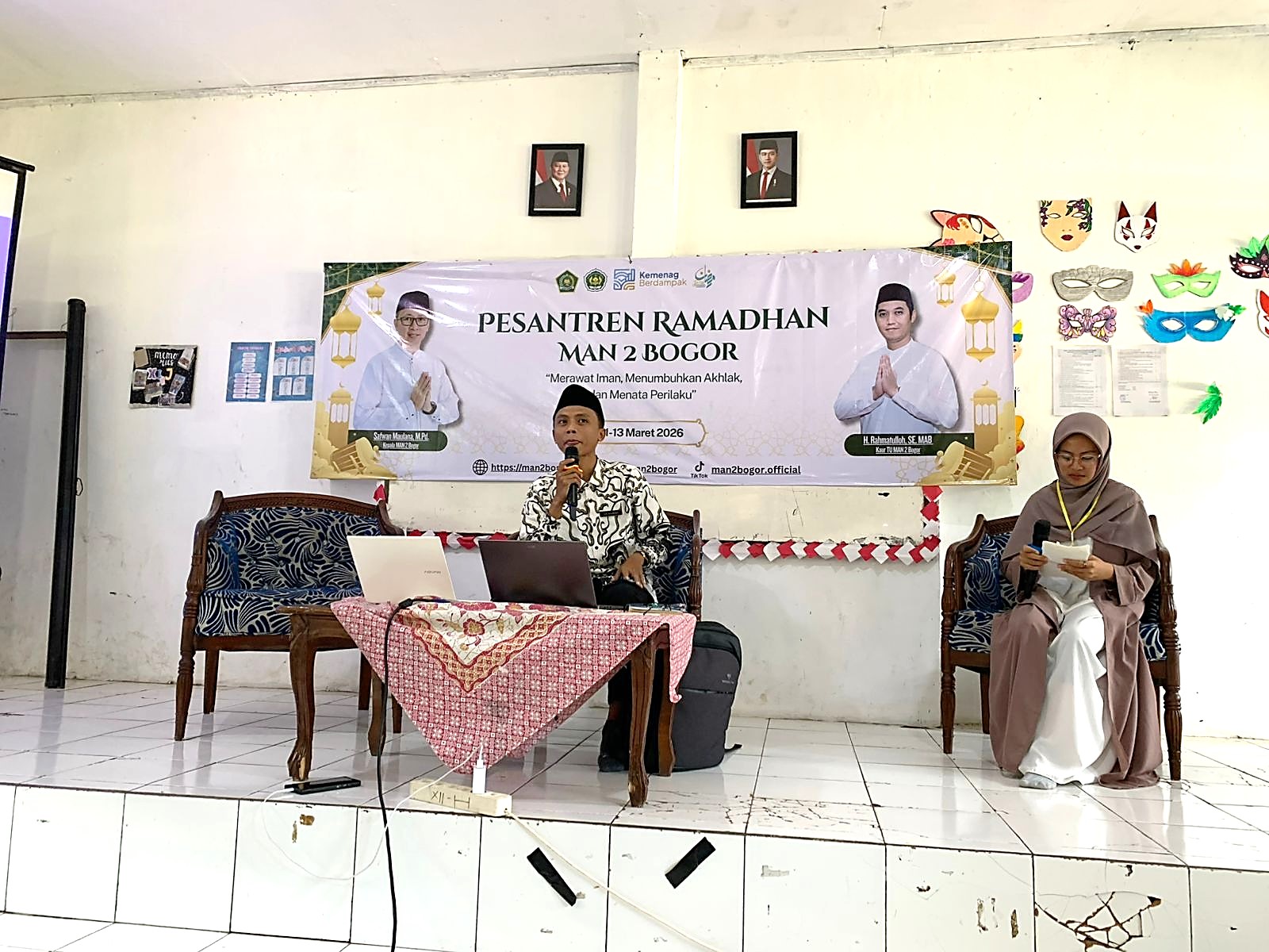 Materi Kedua Tentang Memupuk Toleransi disampaikan oleh Ustadz Asep