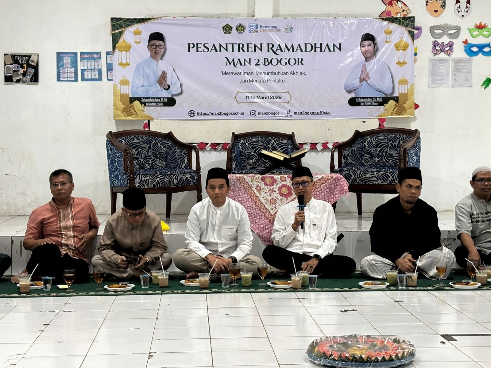 Acara Bukber Guru dan TU dibuka dengan Sambutan dari Kepala MAN 2 Bogor