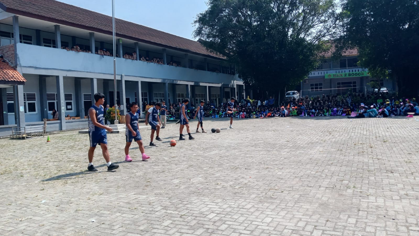 Penampilan Ekskul Basket di MATAMUDA 2026/2027 Pukau Ratusan Siswa Baru