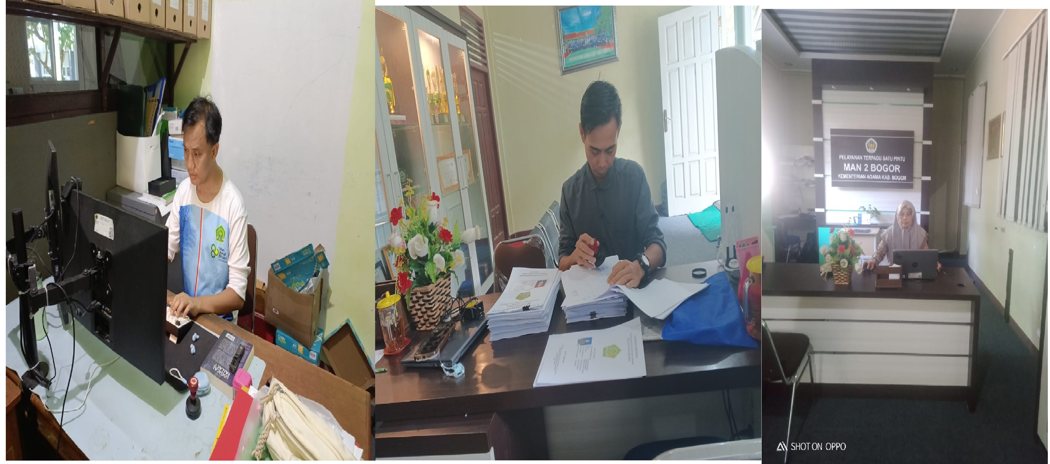 Libur Sekolah Ruang Tata Usaha MAN 2 Bogor Tetap Aktif Menjalankan Kegiatan Administratif