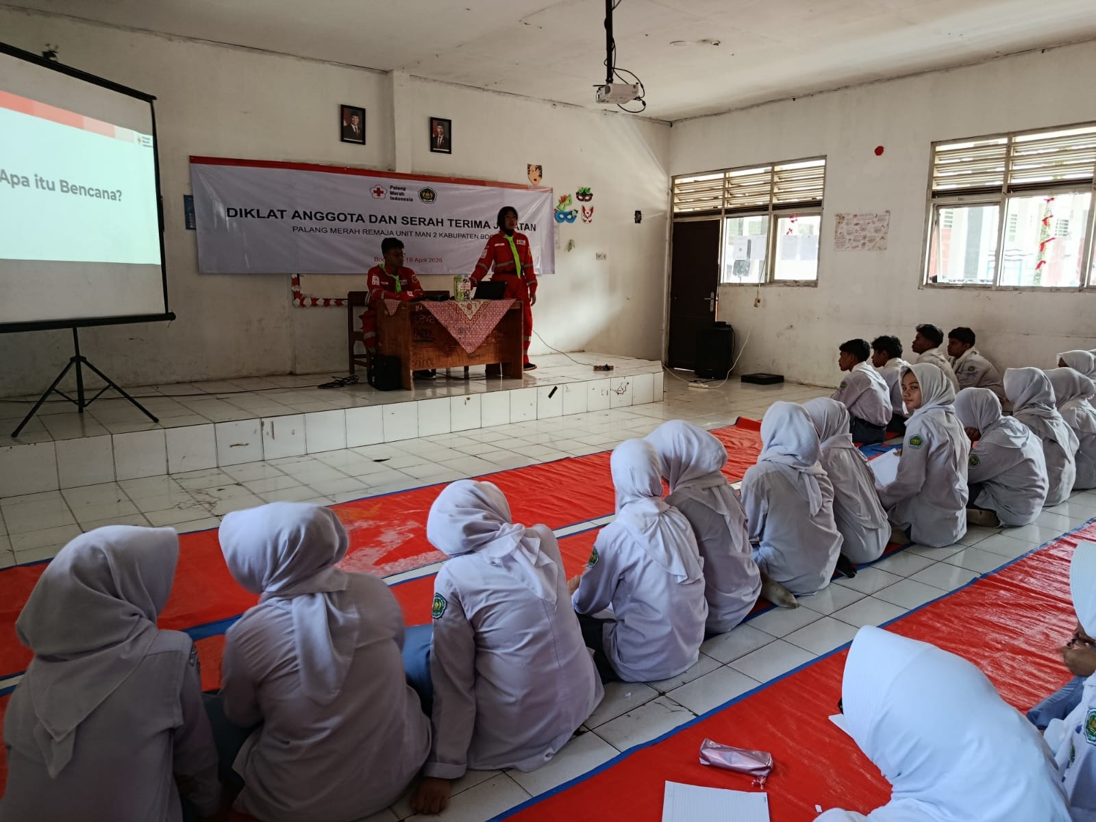 PMI Kabupaten Bogor Berikan Pembekalan Ayo Siaga Bencana bagi PMR MAN 2 Bogor