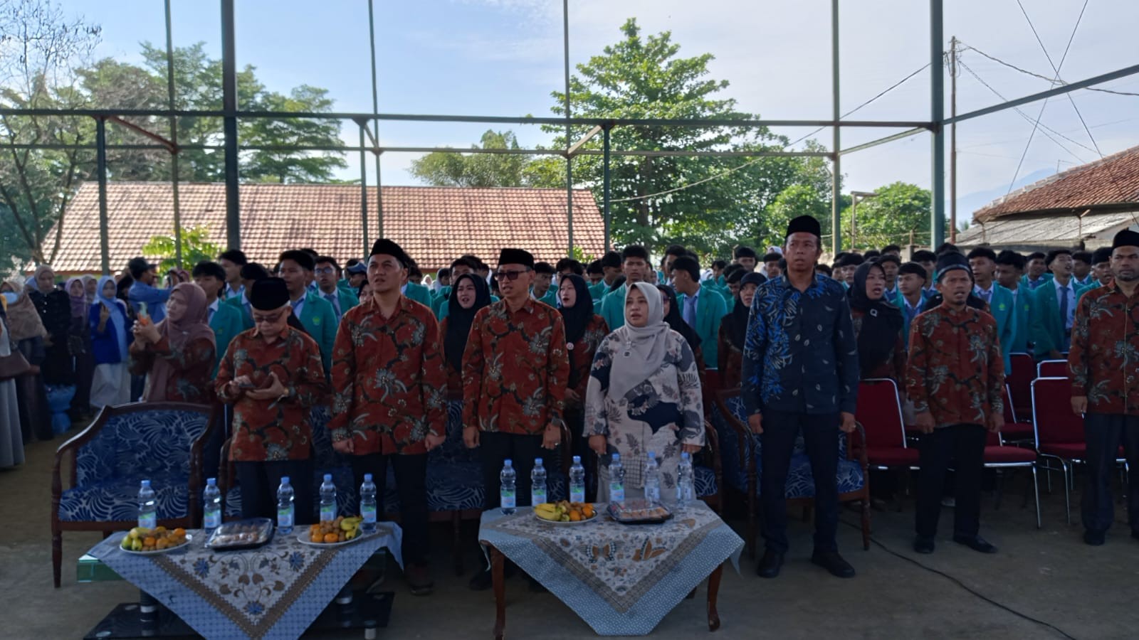 Seluruh Hadirin Nyanyikan Indonesia Raya di Pembukaan Tasyakuran