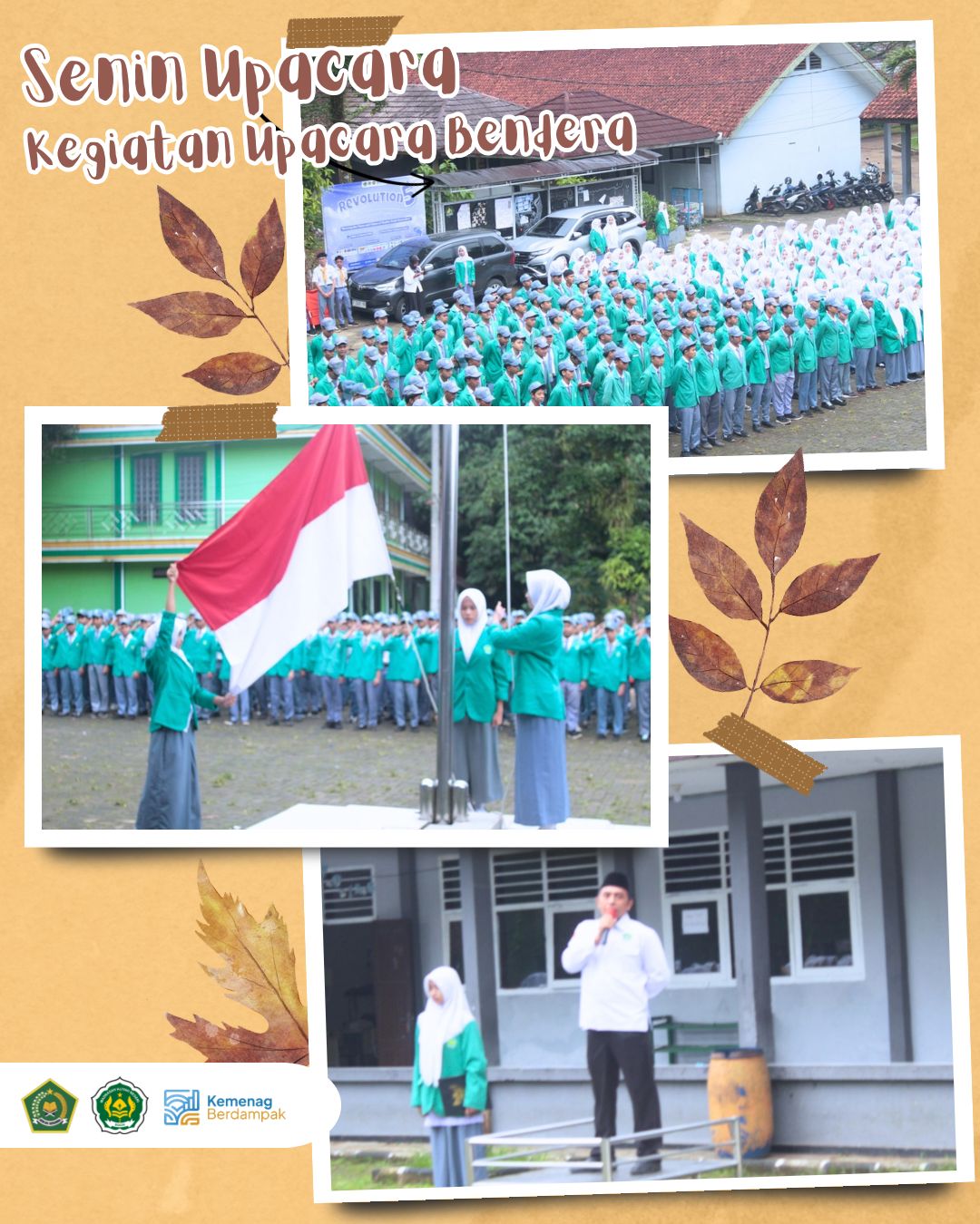 Kokurikuler Upacara Bendera, MAN 2 Bogor Tanamkan Disiplin dan Karakter Kebangsaan