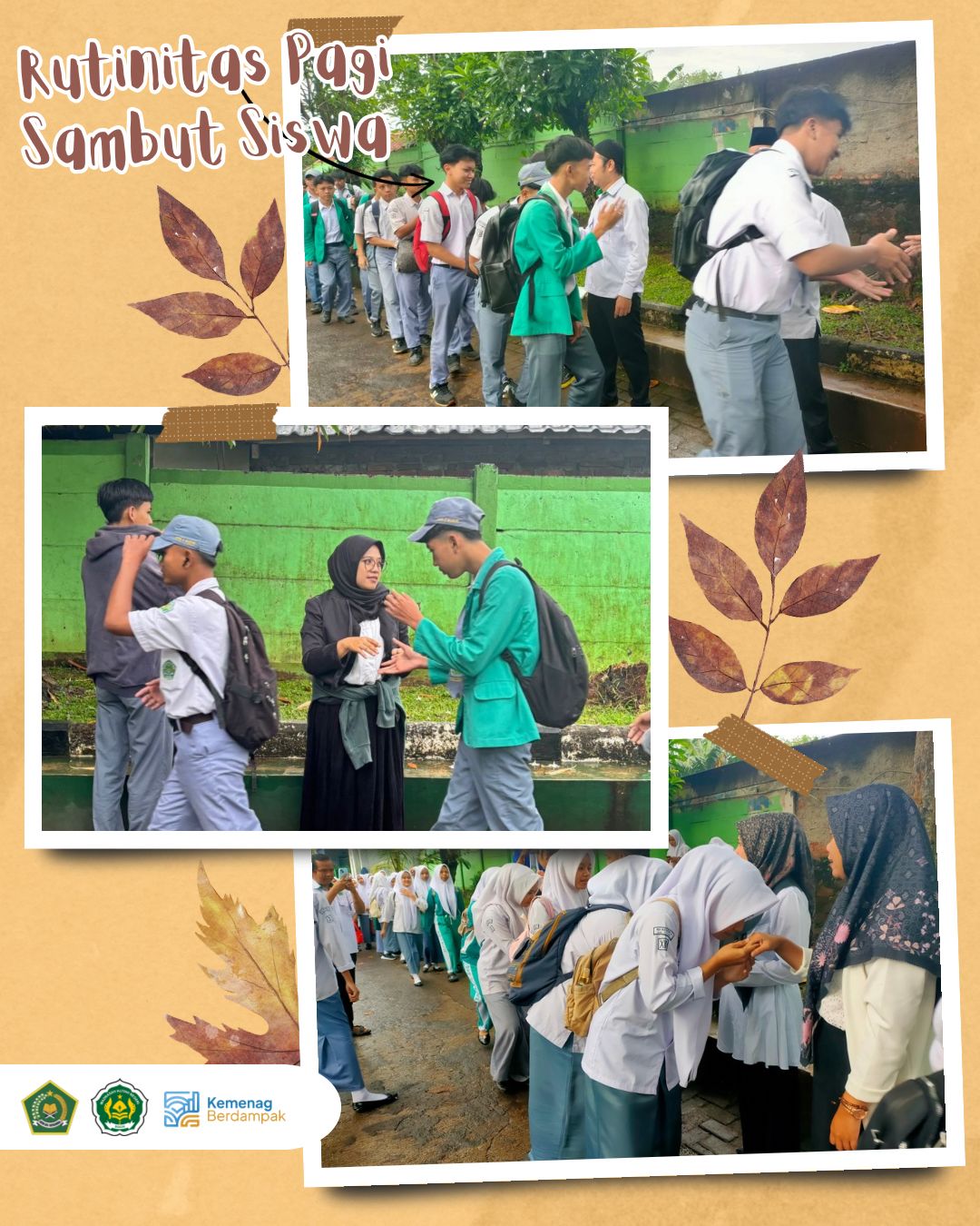 MAN 2 Bogor Laksanakan Rutinitas Pagi Sambut Siswa, Bangun Karakter Sejak Gerbang Madrasah