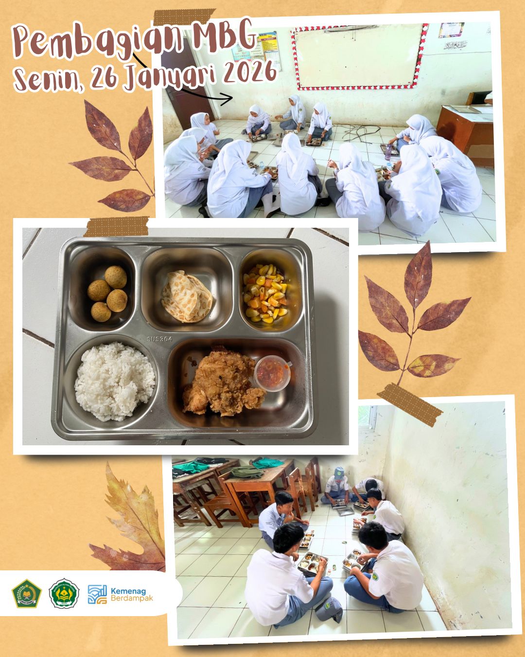 MAN 2 Bogor Salurkan Makan Bergizi Gratis untuk Dukung Kesehatan dan Semangat Belajar Siswa