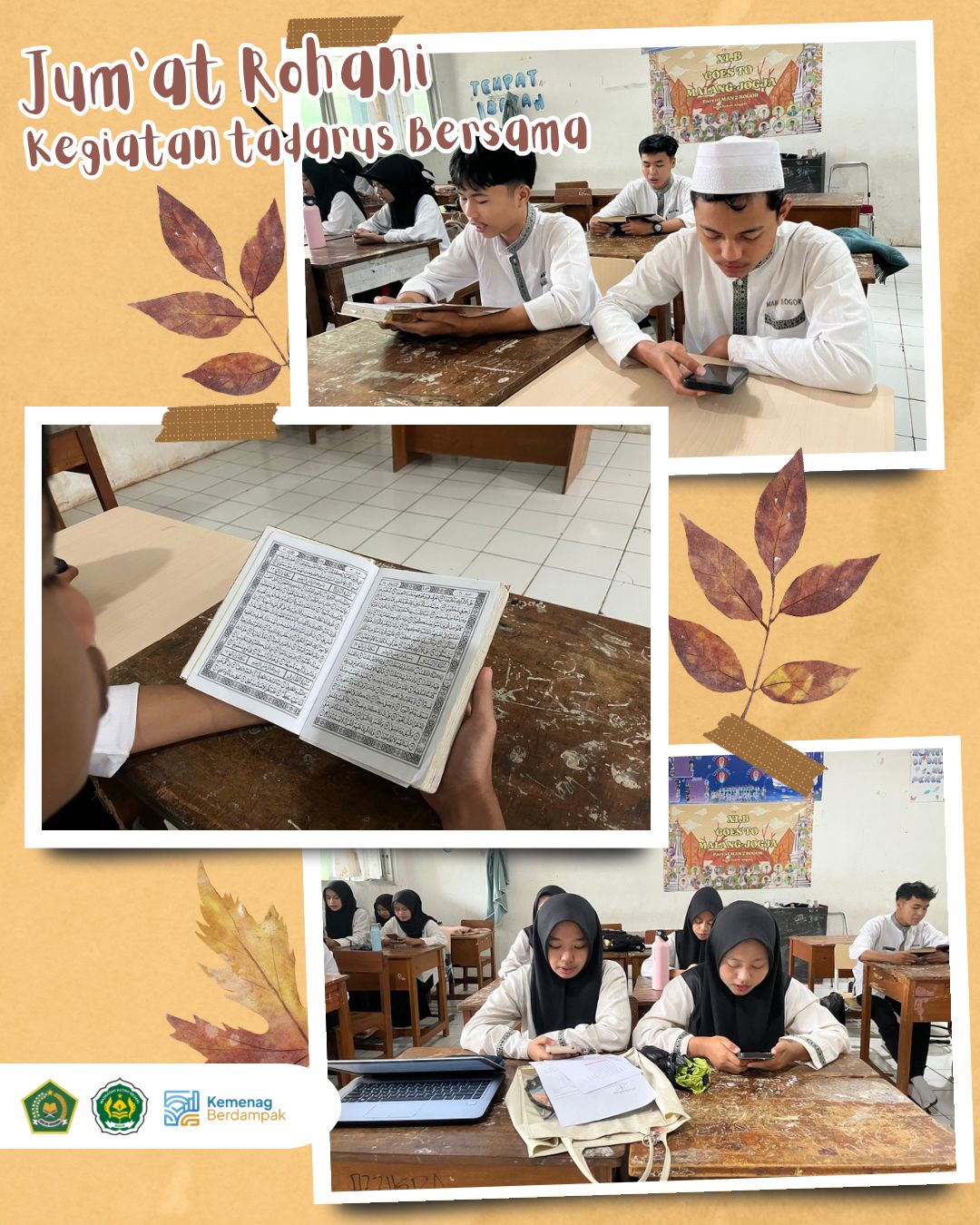 MAN 2 Bogor Gelar Kokurikuler Jumat Rohani: Membaca Tadarus Bersama untuk Pembinaan Karakter Siswa