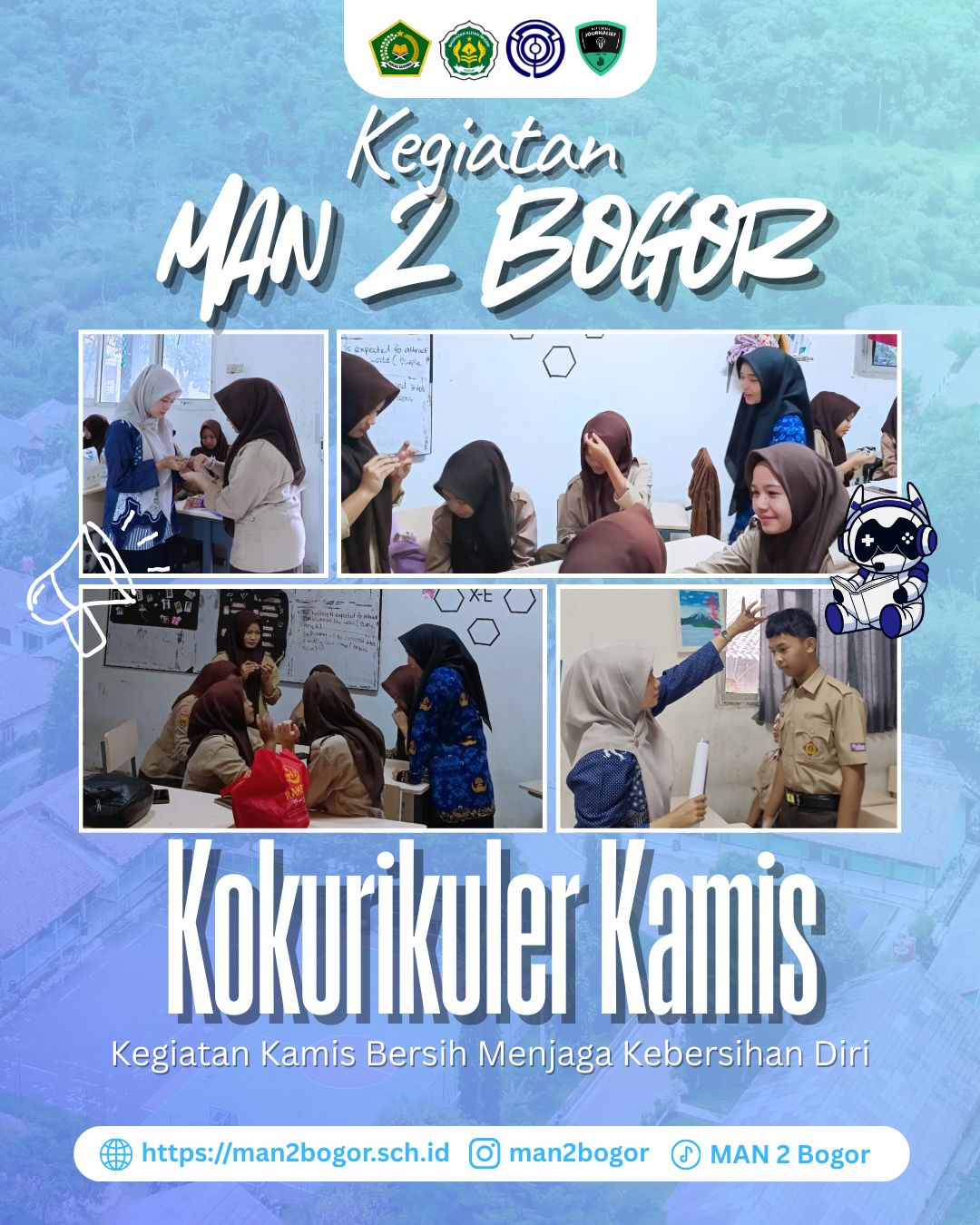 MAN 2 Bogor Laksanakan Kokurikuler KASIH (Kamis Bersih) sebagai Upaya Pembinaan Karakter dan Budaya 