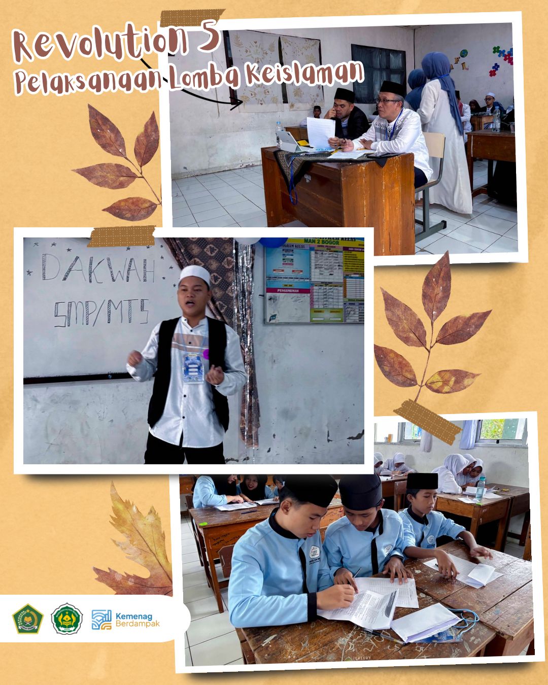 Kegiatan Perlombaan Revolution 5 MAN 2 Bogor Berjalan Tertib dan Lancar