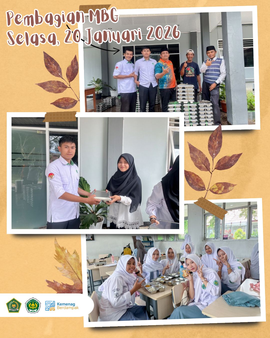 MAN 2 Bogor Laksanakan Pembagian MBG Selasa, Dukung Gizi Seimbang dan Semangat Belajar Siswa