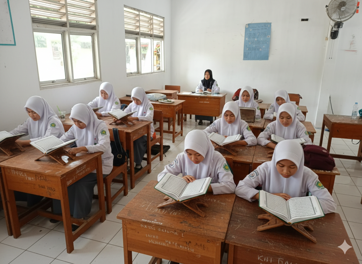 Selasa Literasi SERASI, MAN 2 Bogor Bangun Generasi Qurani Melalui Pembiasaan Membaca Al-Qur`an