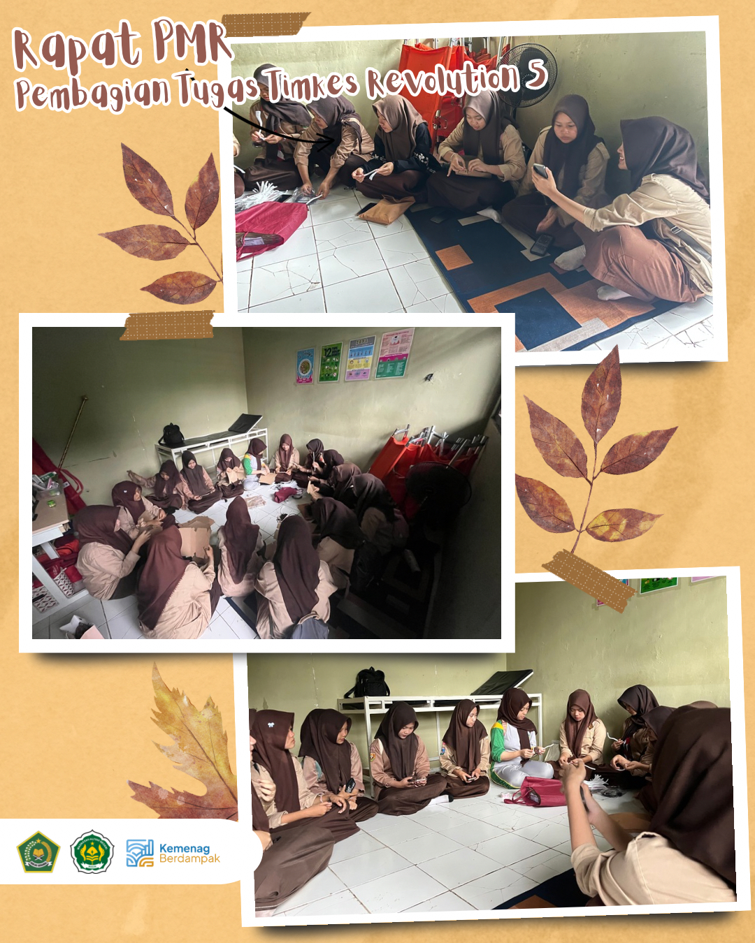 MAN 2 Bogor Matangkan Peran PMR, Rapat Ekskul Digelar untuk Pembagian Tugas Tim Kesehatan Revolution