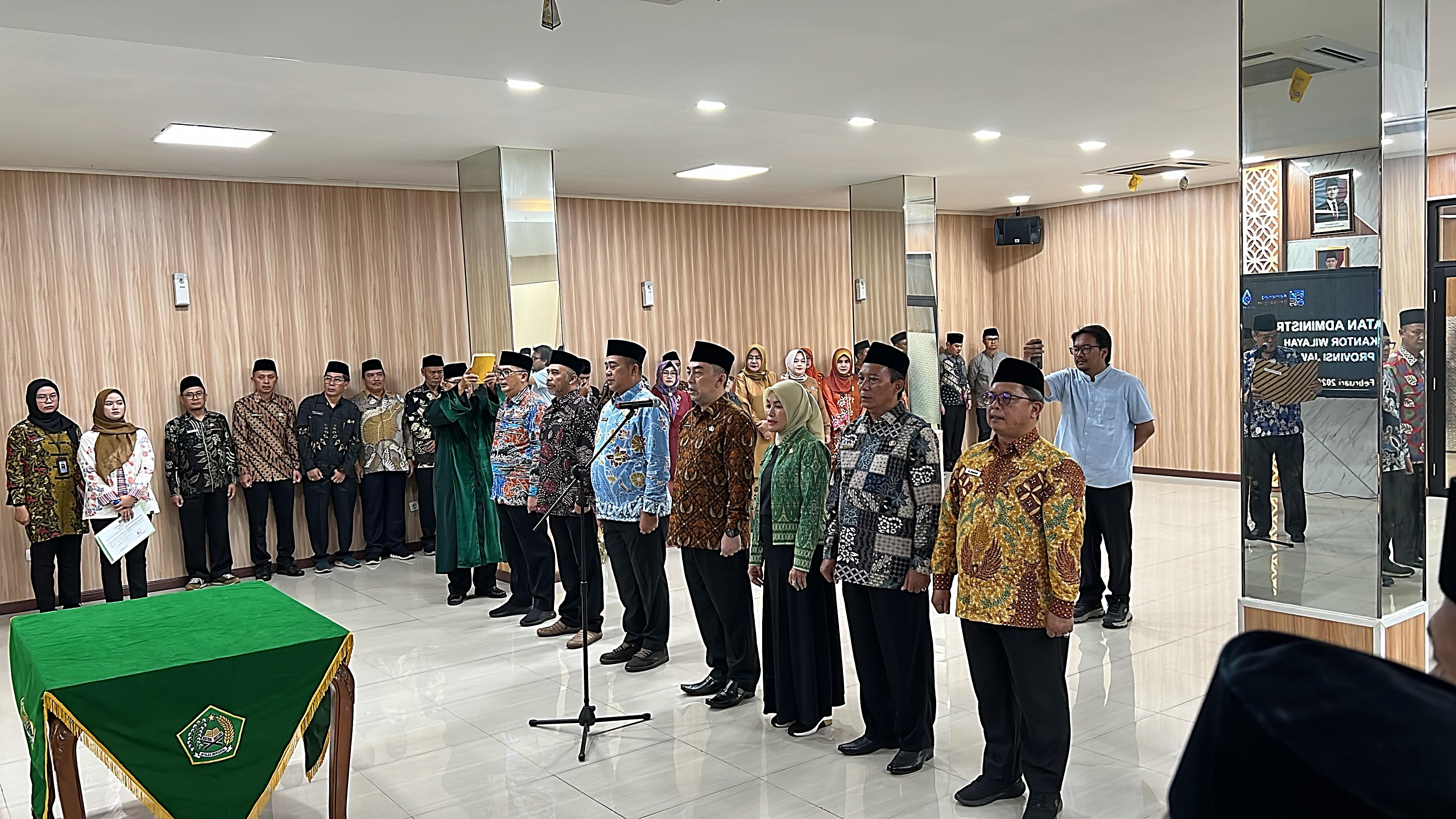Selamat dan Sukses atas Dilantiknya Kepala Bidang Pendidikan Diniyah dan Pondok Pesantren Kanwil Kem