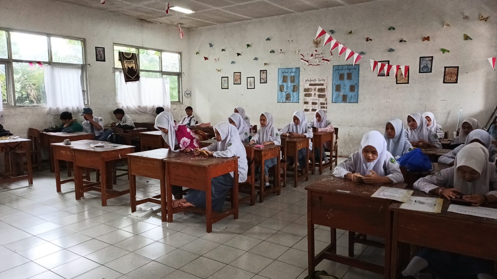 Menjelang Kegiatan Pagi Hari MAN 2 Bogor Tadarusan