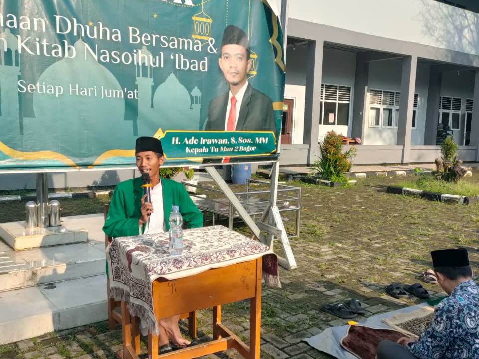 MAN 2 Bogor Laksanakan Kegiatan Kokurikuler Jum`at: Duha Bersama dan Tausyiah Keagamaan